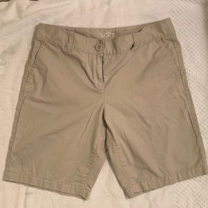 Ann Taylor Loft Khaki Shorts - Size 6